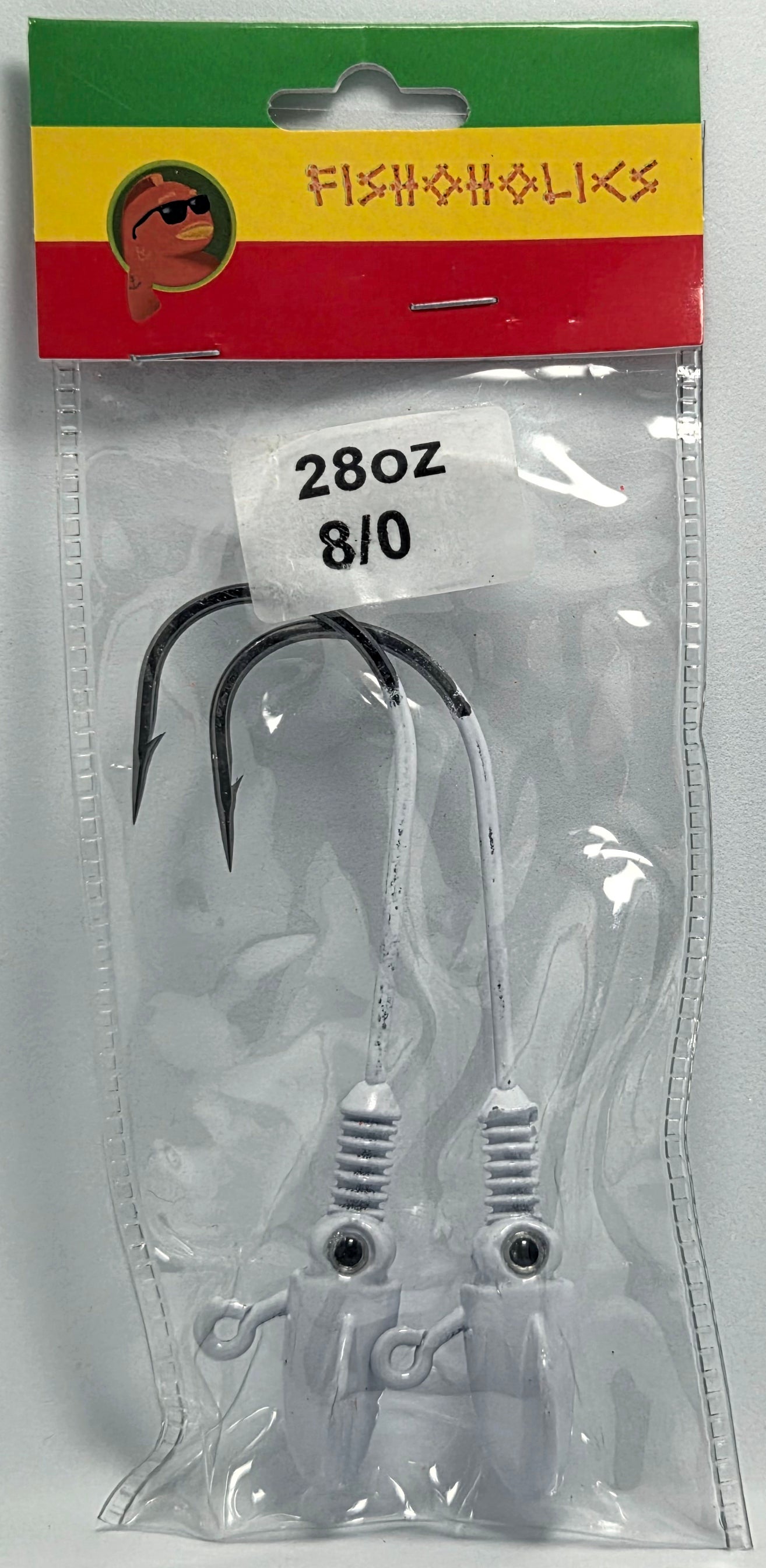 Squid Head Jig Head 2X BKK Hook - Fishoholics805
