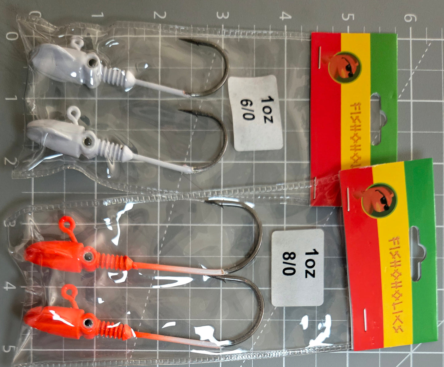 Squid Head Jig Head 2X BKK Hook - Fishoholics805