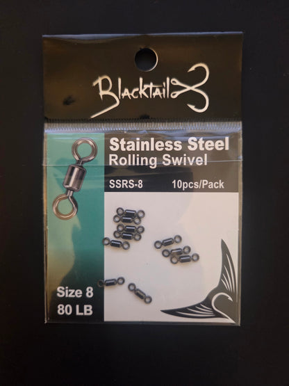 Roller Swivel Stainless Steel - Blacktail