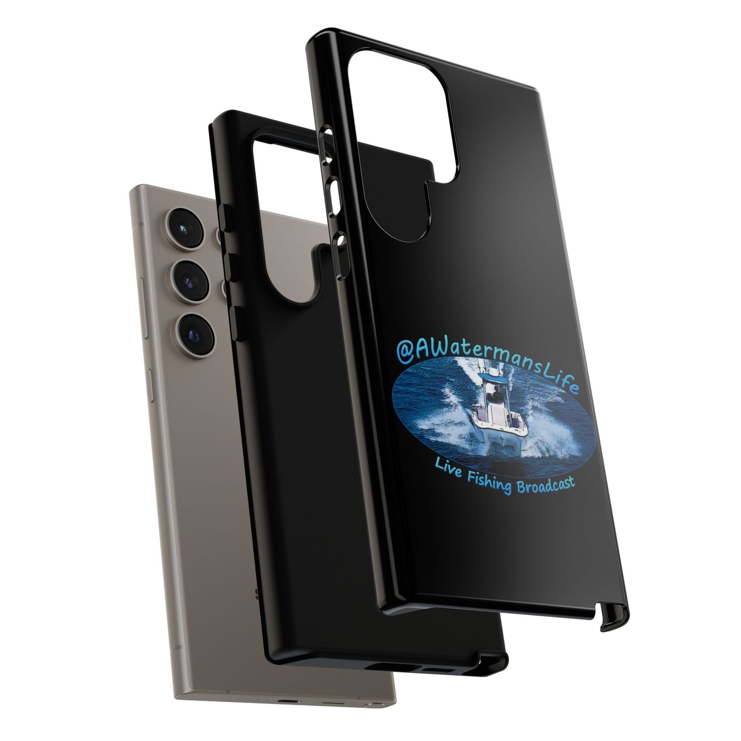 AWatermansLife Samsung Galaxy Tough Case - Custom Protective Phone Case with Dual Layer Shell and TPU Lining