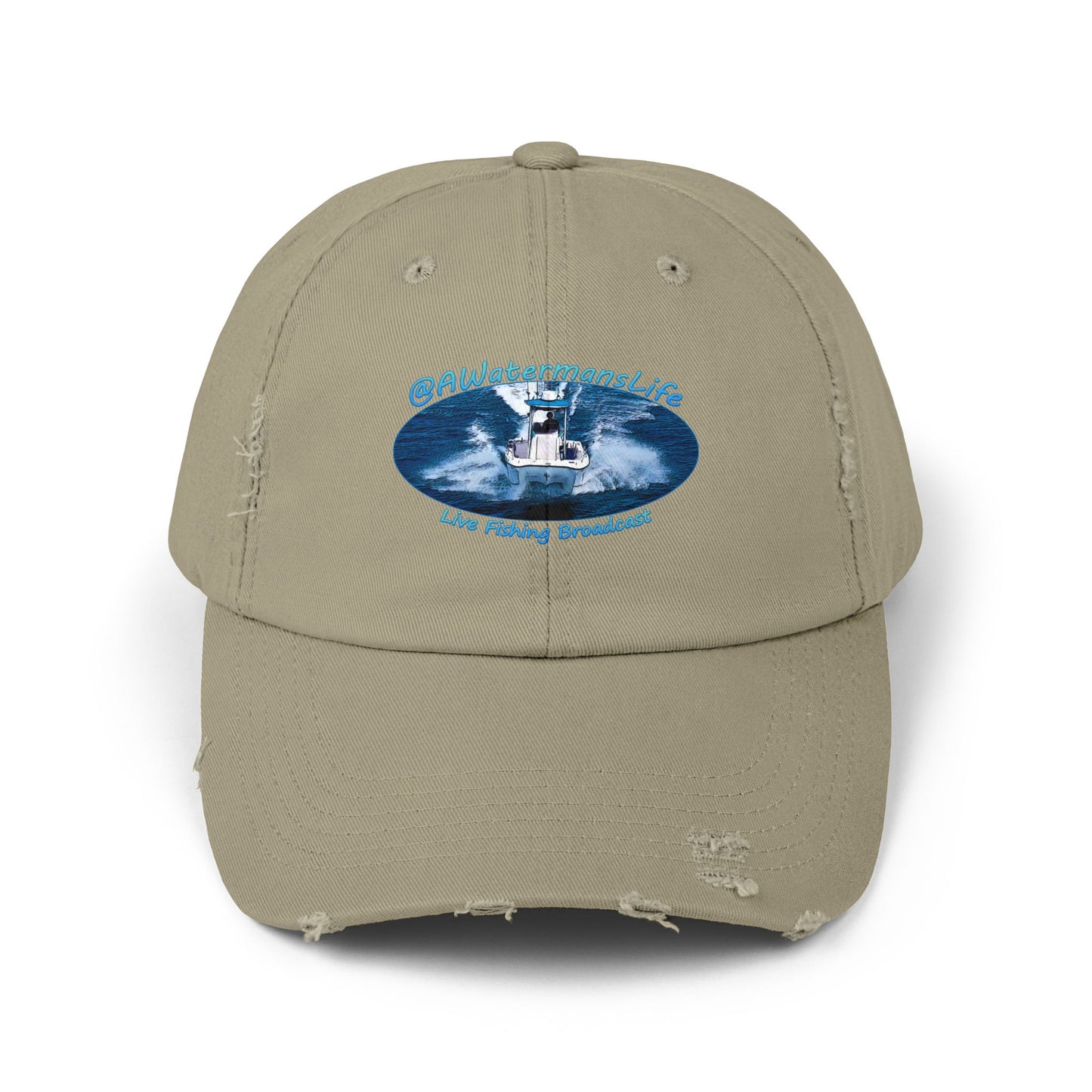 AWatermansLife Unisex Distressed Cap
