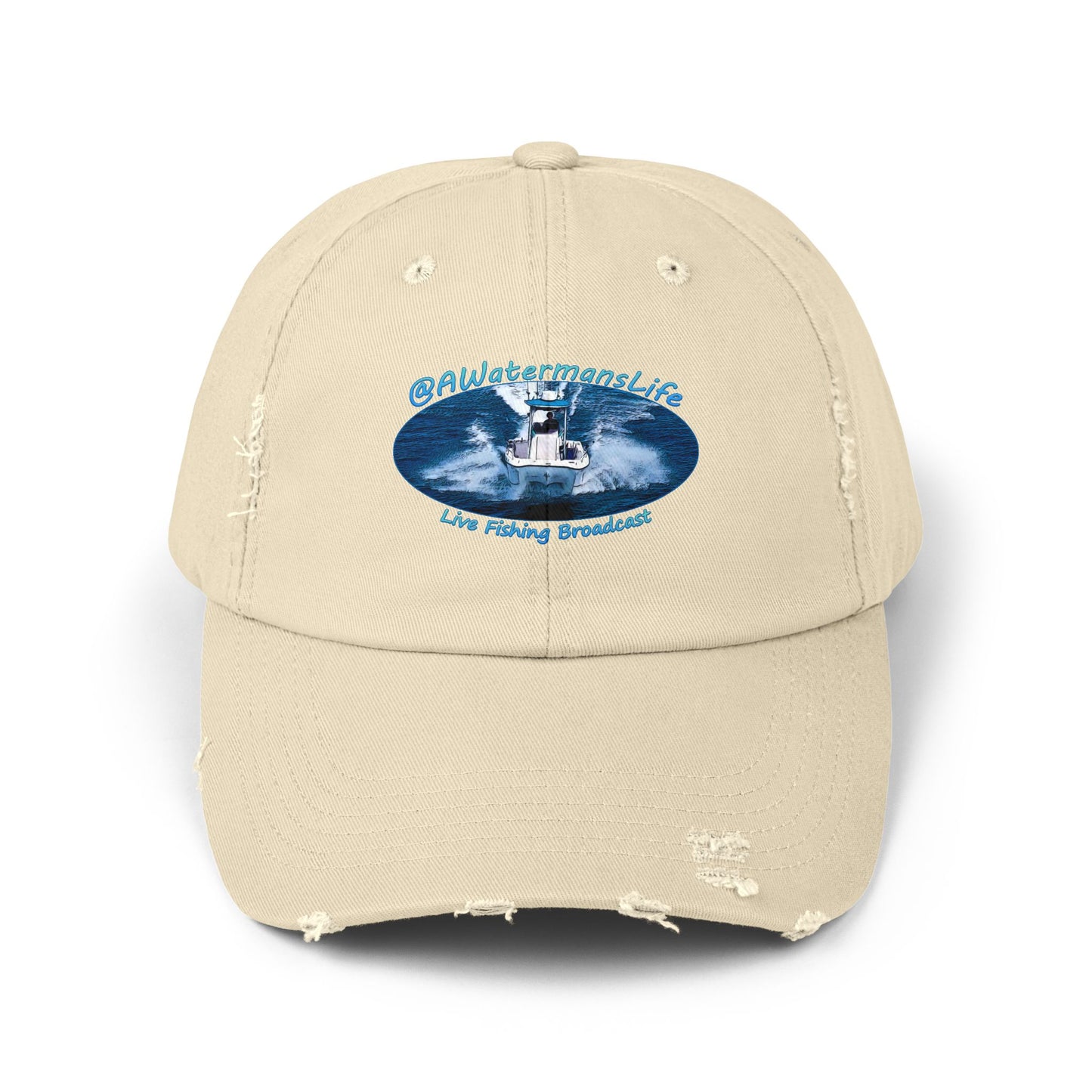 AWatermansLife Unisex Distressed Cap