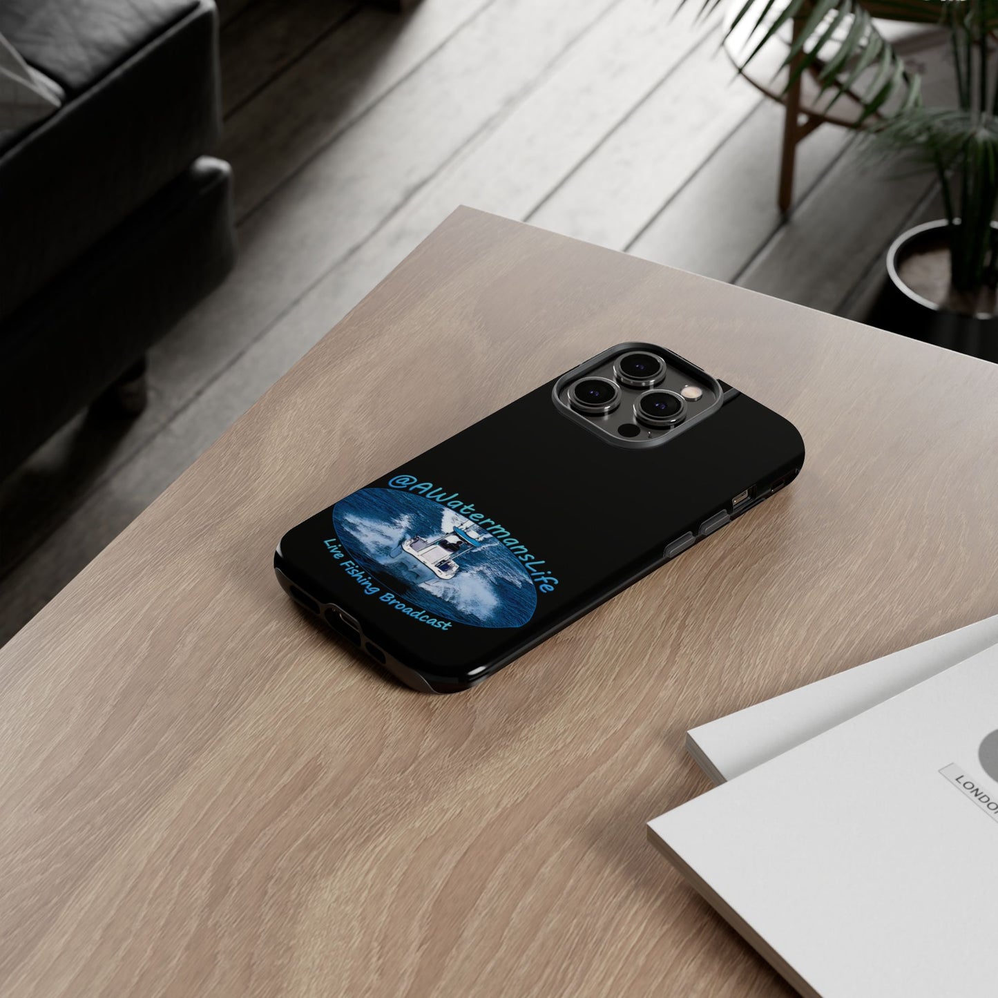 AWatermansLife Apple iPhone Tough Case - Custom Protective Phone Case with Dual Layer Shell and TPU Lining