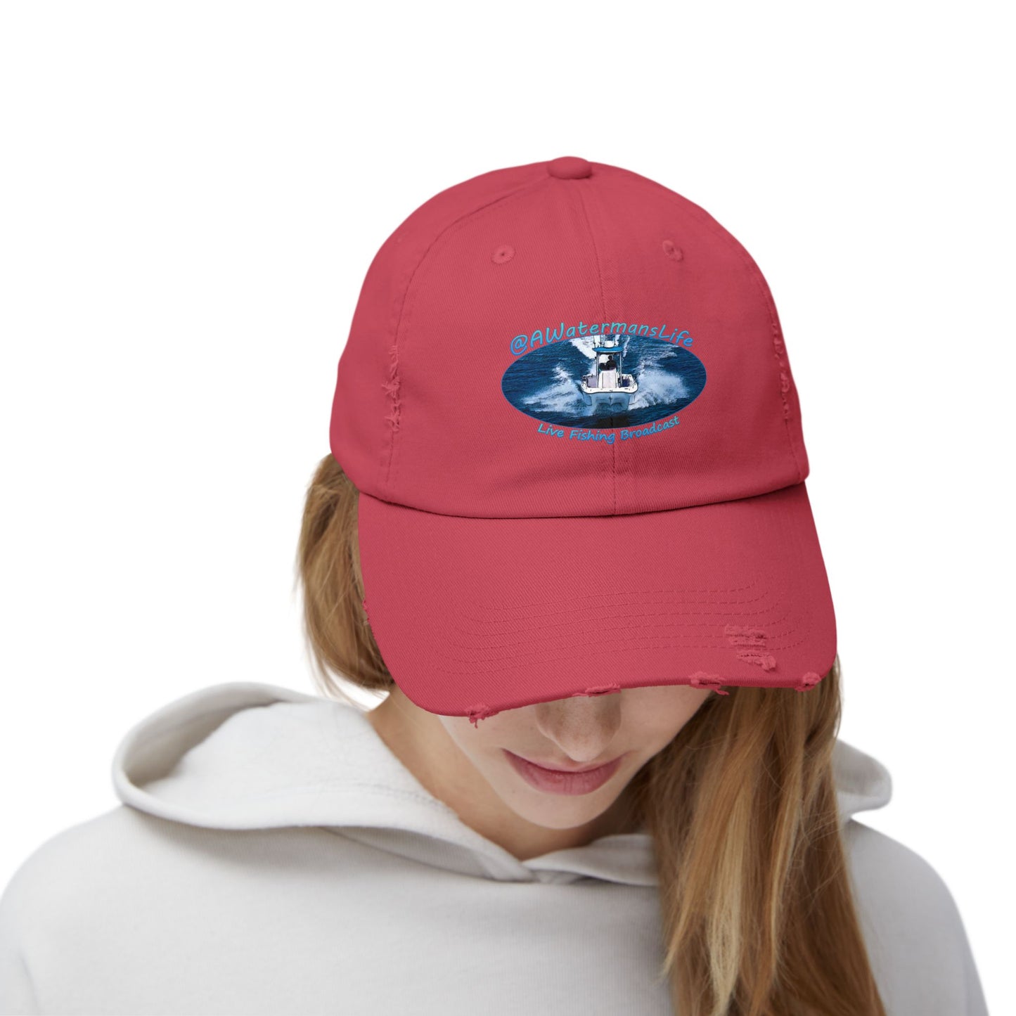 AWatermansLife Unisex Distressed Cap