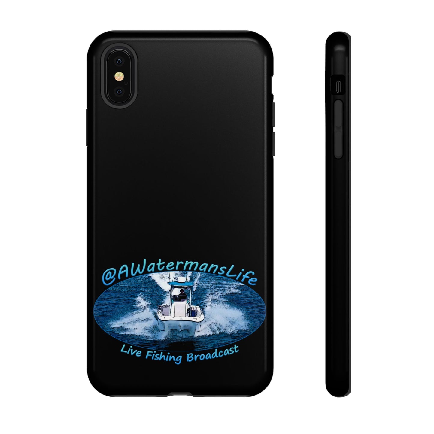 AWatermansLife Apple iPhone Tough Case - Custom Protective Phone Case with Dual Layer Shell and TPU Lining