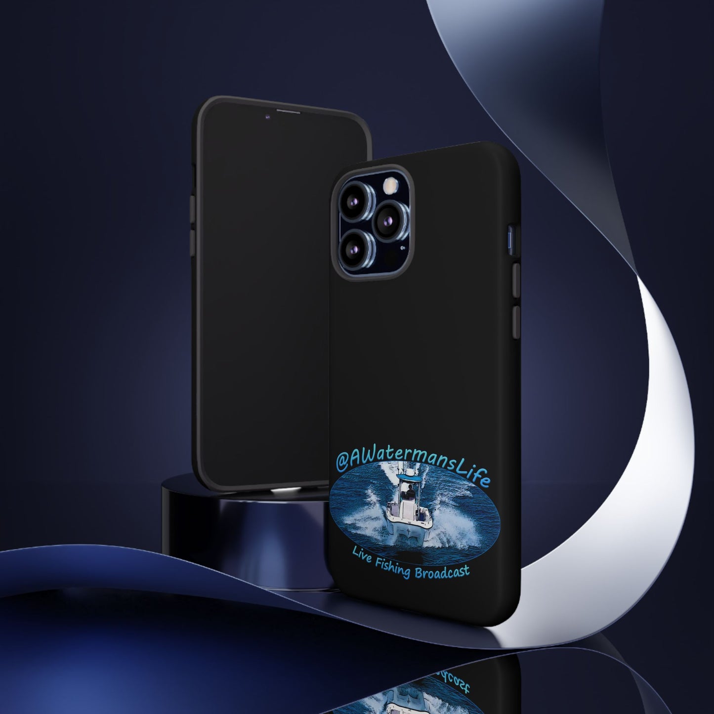 AWatermansLife Apple iPhone Tough Case - Custom Protective Phone Case with Dual Layer Shell and TPU Lining