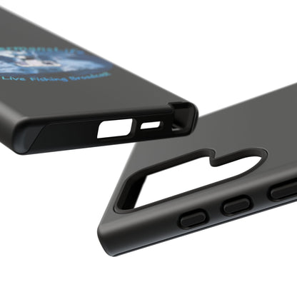 AWatermansLife Samsung Galaxy Tough Case - Custom Protective Phone Case with Dual Layer Shell and TPU Lining