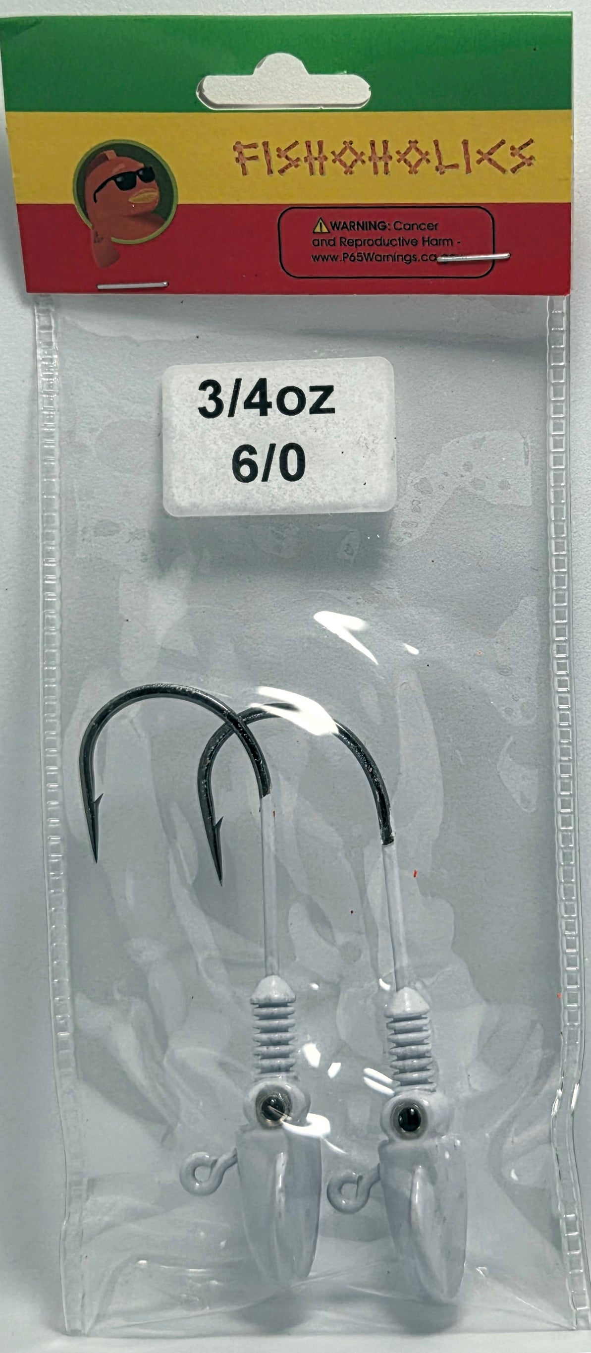 Squid Head Jig Head 2X BKK Hook - Fishoholics805