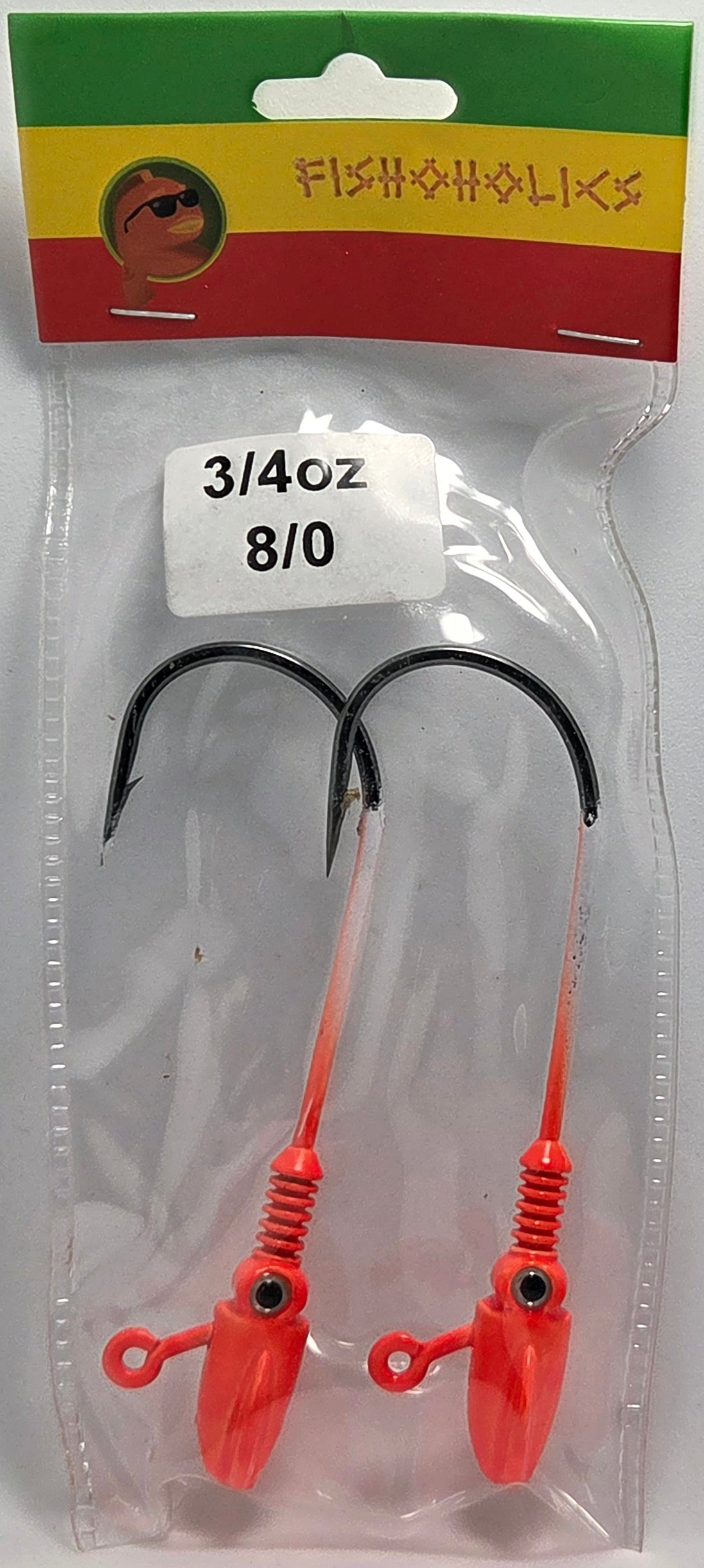 Squid Head Jig Head 2X BKK Hook - Fishoholics805