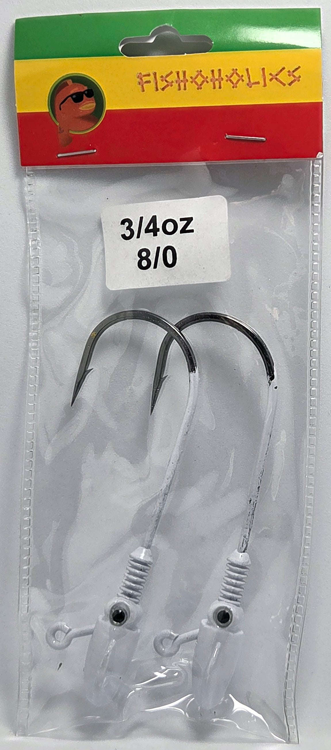 Squid Head Jig Head 2X BKK Hook - Fishoholics805