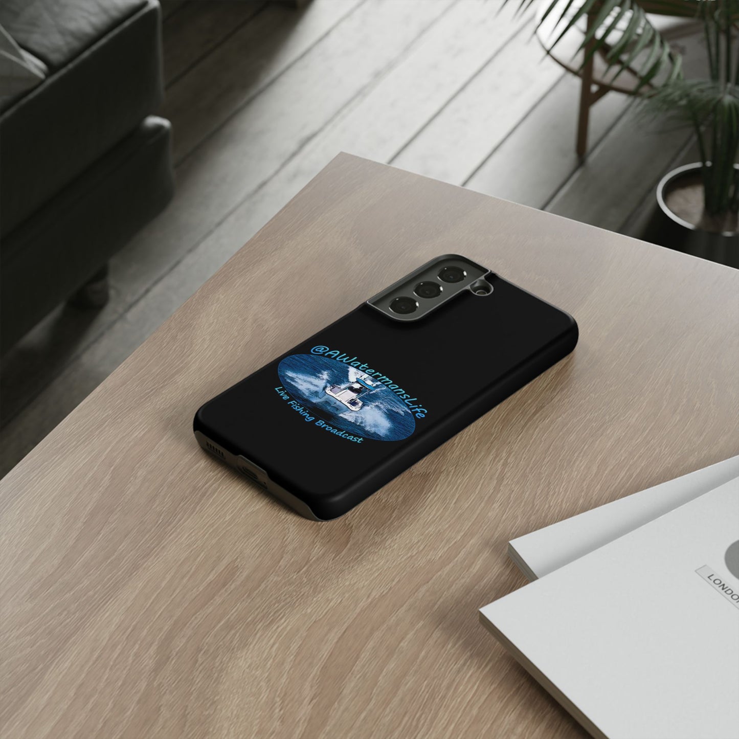 AWatermansLife Samsung Galaxy Tough Case - Custom Protective Phone Case with Dual Layer Shell and TPU Lining