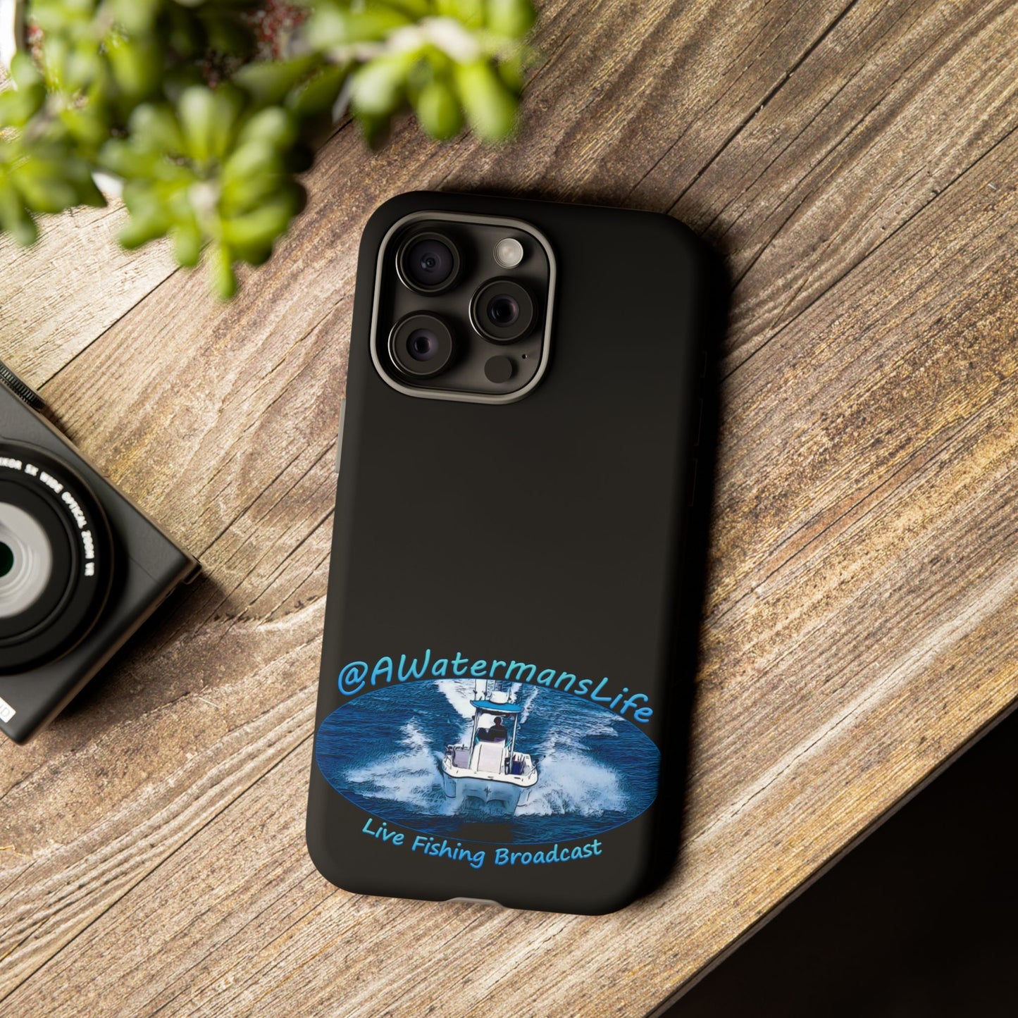 AWatermansLife Apple iPhone Tough Case - Custom Protective Phone Case with Dual Layer Shell and TPU Lining