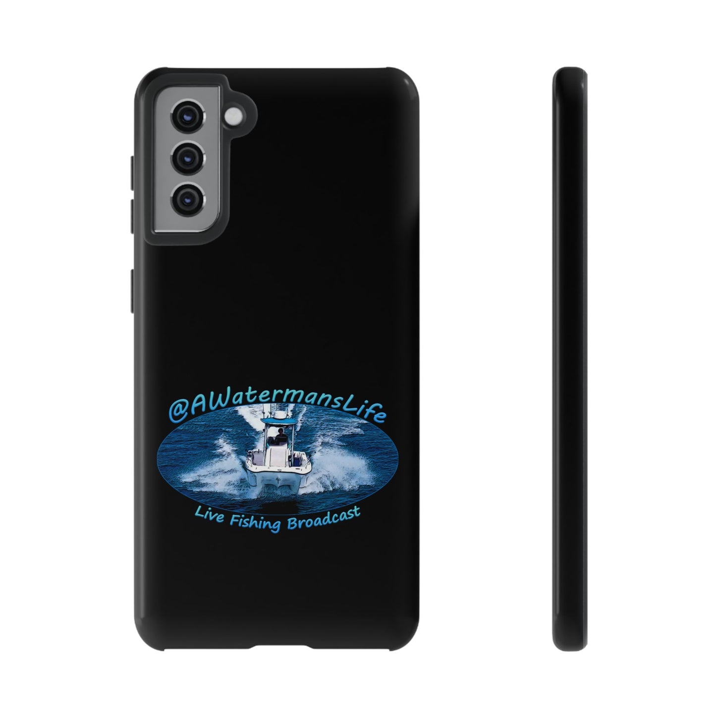 AWatermansLife Samsung Galaxy Tough Case - Custom Protective Phone Case with Dual Layer Shell and TPU Lining