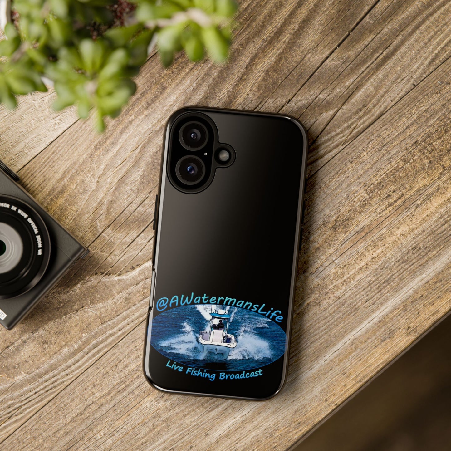 AWatermansLife Apple iPhone Tough Case - Custom Protective Phone Case with Dual Layer Shell and TPU Lining