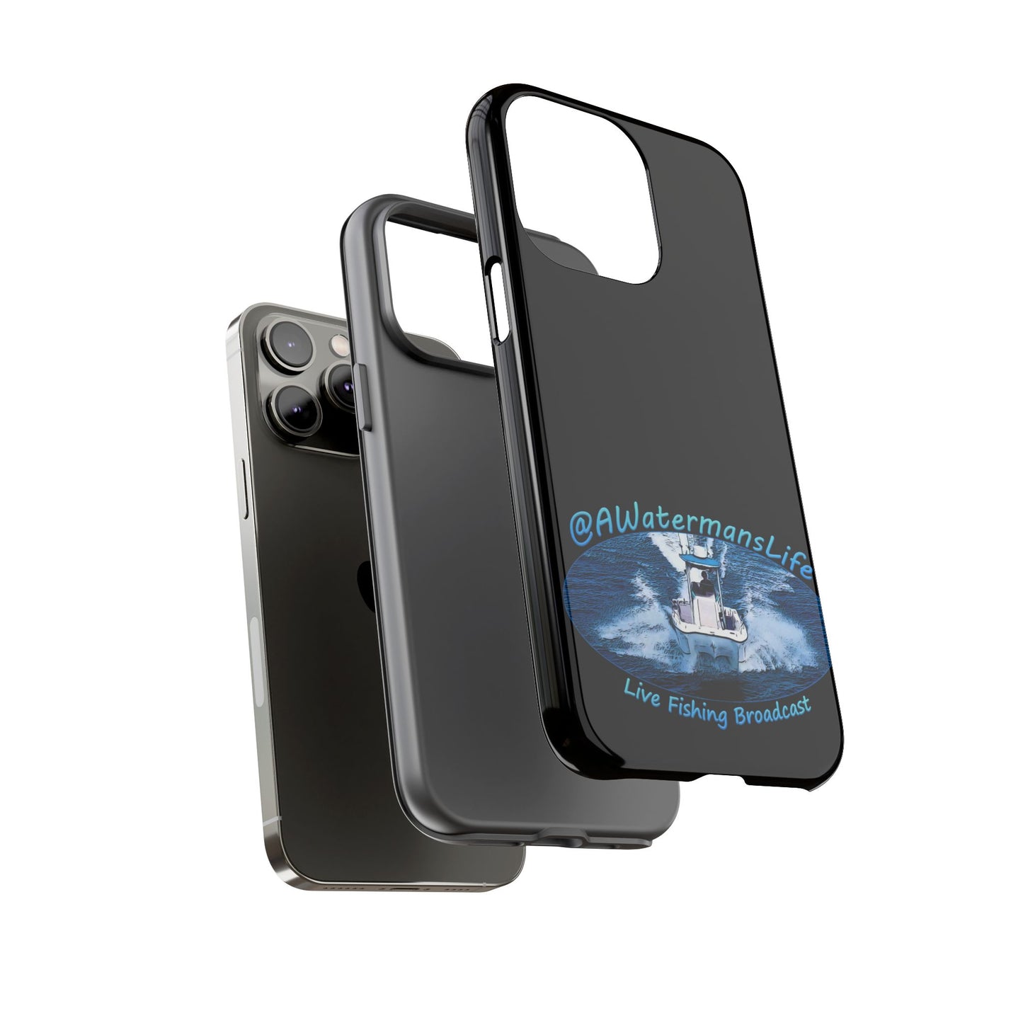 AWatermansLife Apple iPhone Tough Case - Custom Protective Phone Case with Dual Layer Shell and TPU Lining