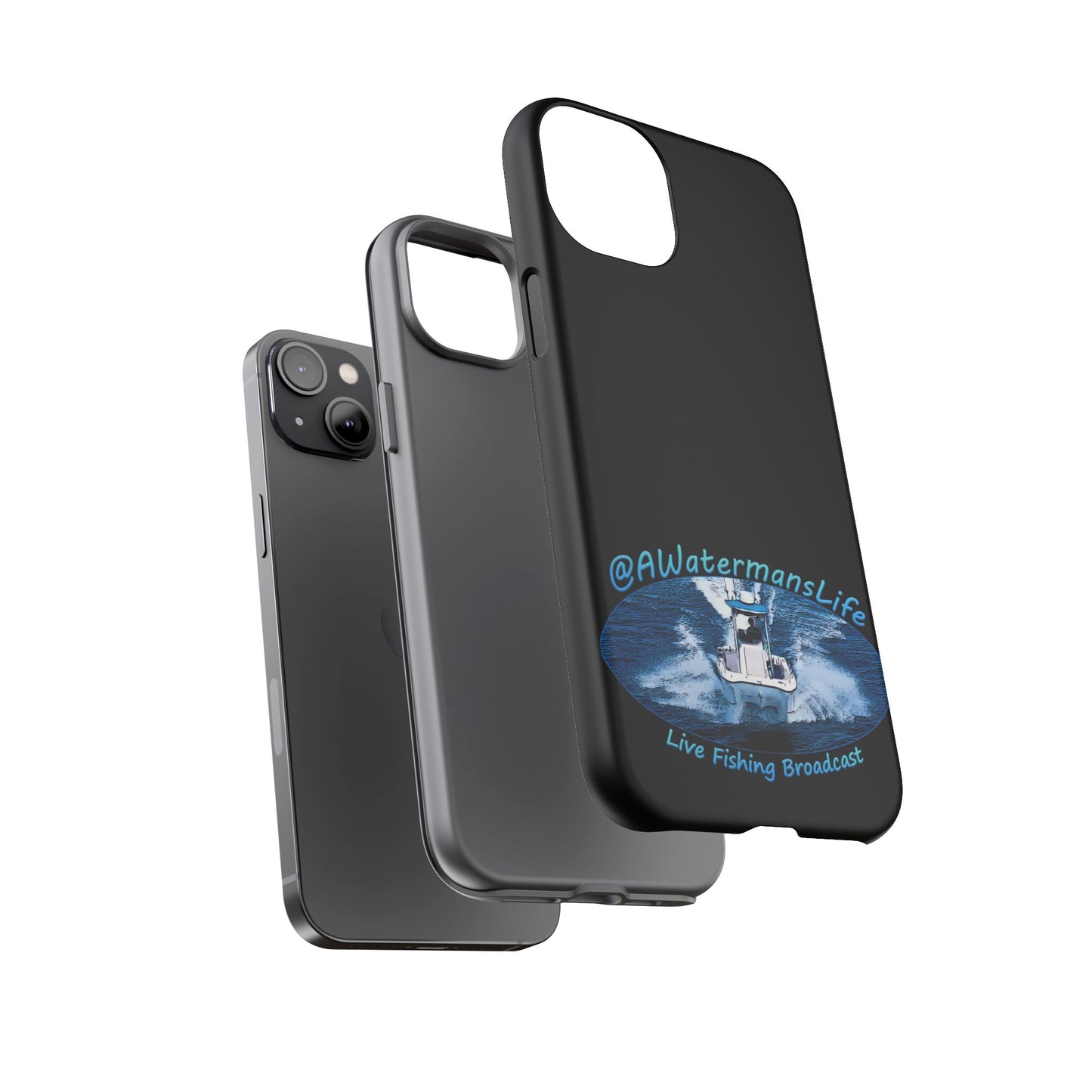 AWatermansLife Apple iPhone Tough Case - Custom Protective Phone Case with Dual Layer Shell and TPU Lining