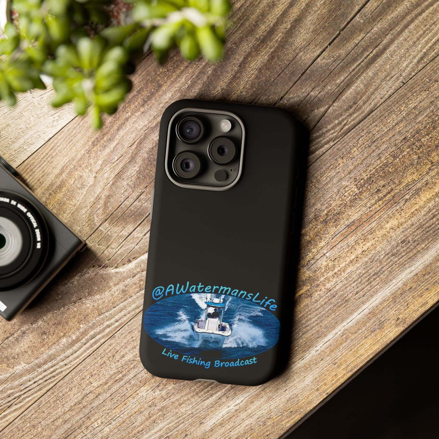 AWatermansLife Apple iPhone Tough Case - Custom Protective Phone Case with Dual Layer Shell and TPU Lining