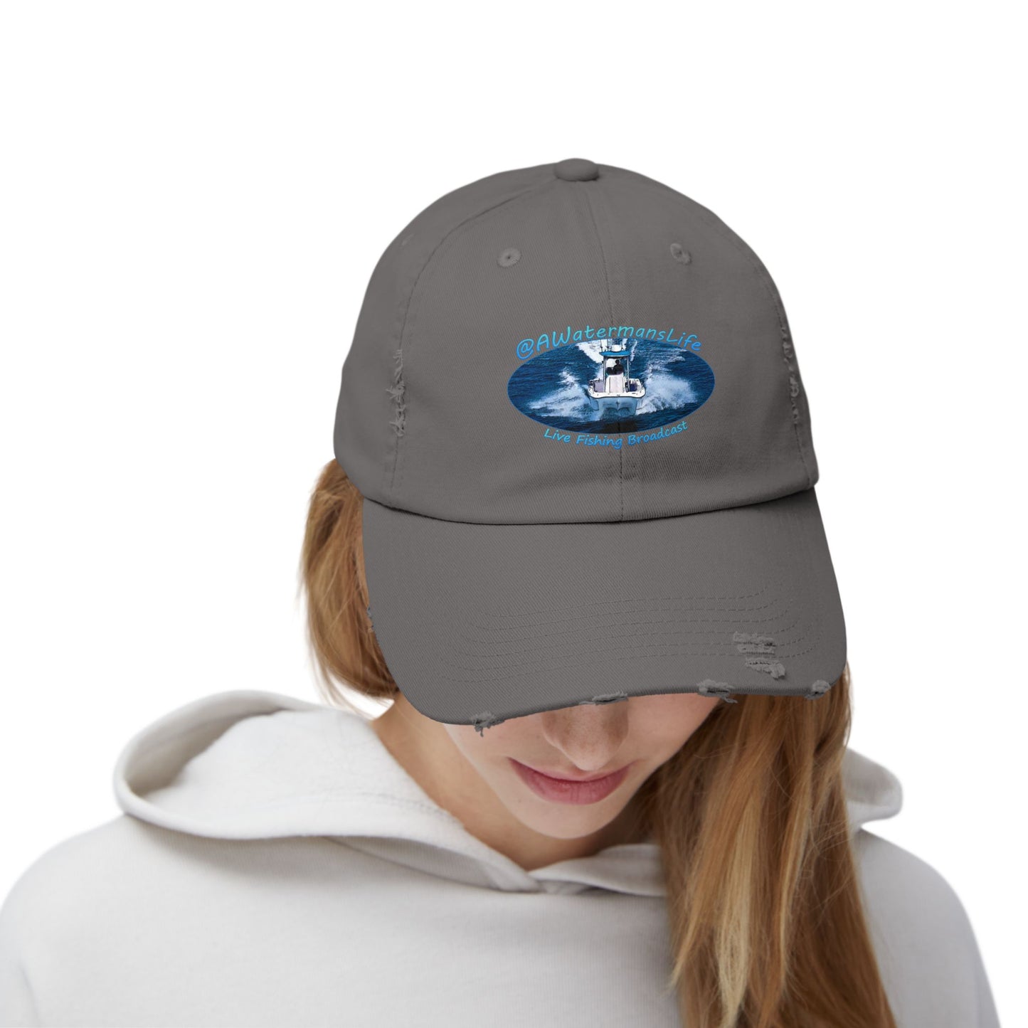 AWatermansLife Unisex Distressed Cap