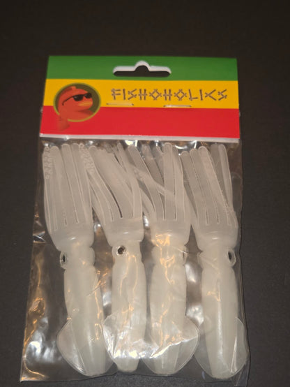 Soft Squid Lures 4in - Fishoholics805