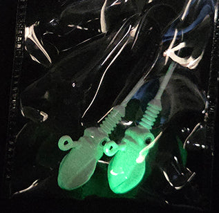 Squid Head Jig Head 2X BKK Hook - Fishoholics805