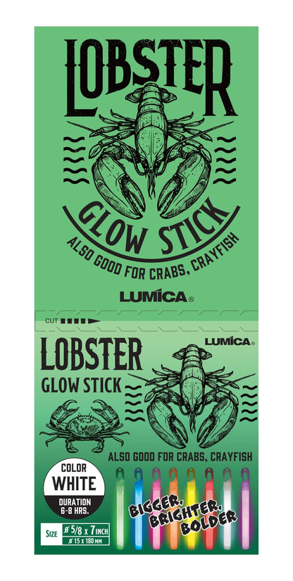 Lobster Glow Sticks 7in