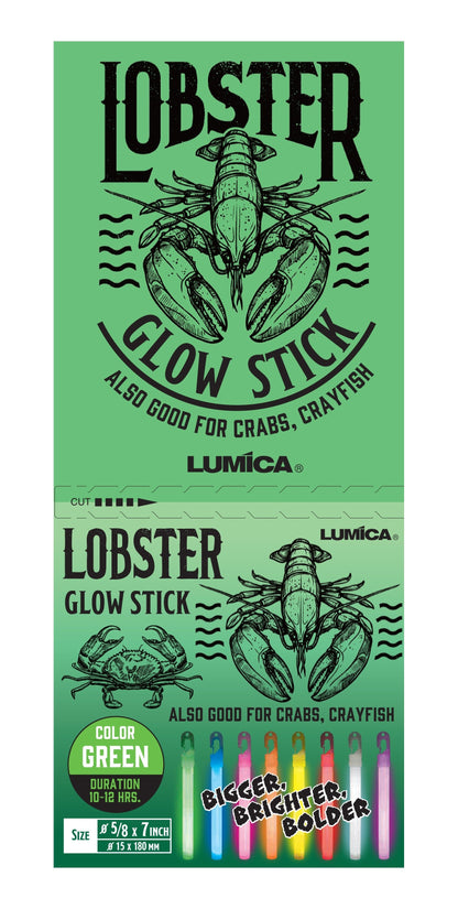 Lobster Glow Sticks 7in