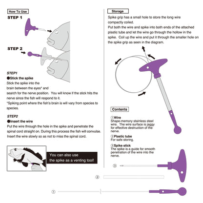 Lumica Ike Jime Kit Wire and Needle Set